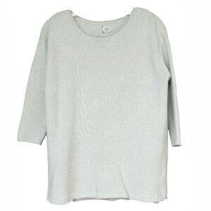 Aritzia Silk Cashmere Sweater Wilfred Mariner Knit Minimal Off White Pullover